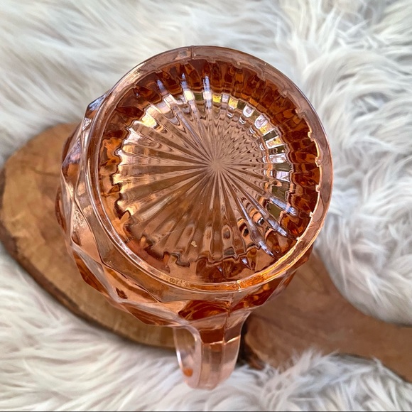 VTG Pink Whitehall Indiana Glass Drink Pitcher - Picture 5 of 7